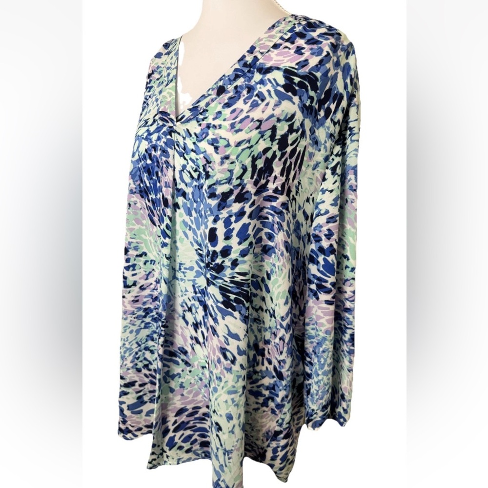 NWT Jones New York Multicolor Floral Blouse